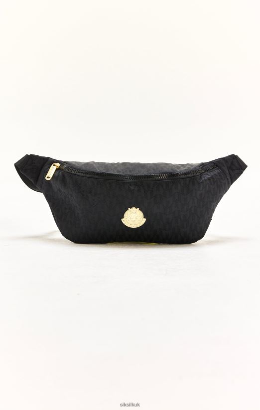 SikSilk x Bag 020XHH619 Messi Black Bumbag Unisex