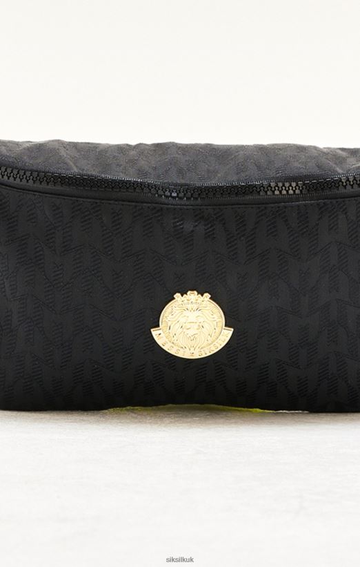 SikSilk x Bag 020XHH619 Messi Black Bumbag Unisex