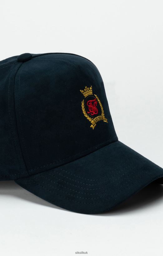 SikSilk Accessory 020XHH235 Navy Crest Trucker Cap Unisex
