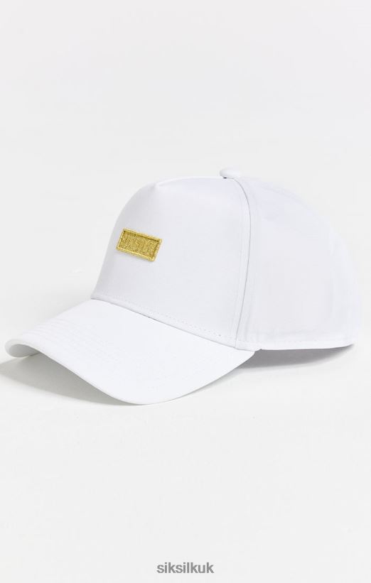 SikSilk Accessory 020XHH243 White Infinity Nylon Trucker Cap Unisex