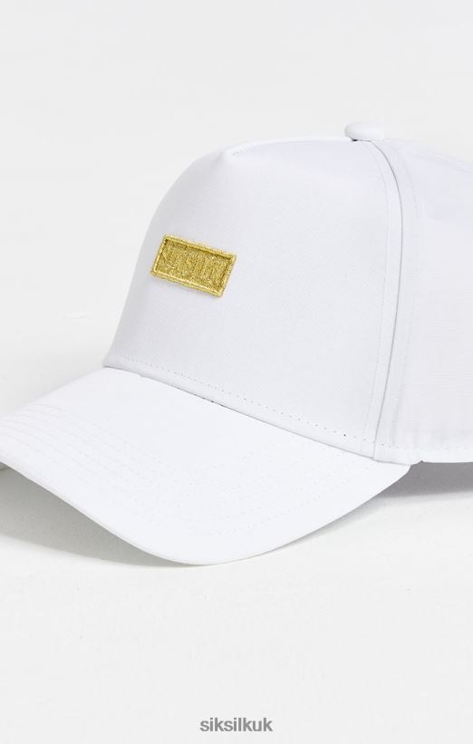 SikSilk Accessory 020XHH243 White Infinity Nylon Trucker Cap Unisex