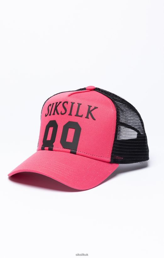 SikSilk Accessory 020XHH244 Pink 89 Mesh Trucker Cap Unisex