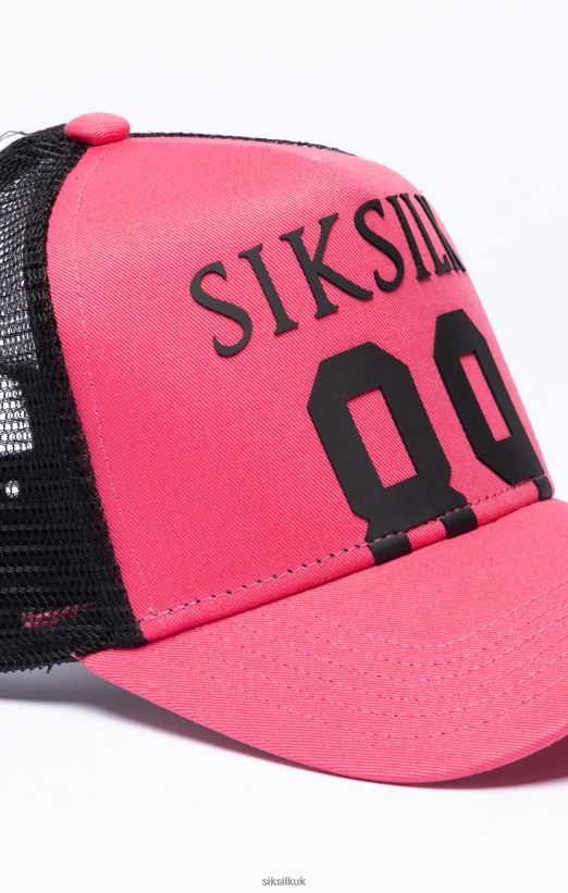 SikSilk Accessory 020XHH244 Pink 89 Mesh Trucker Cap Unisex