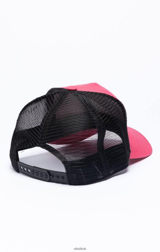 SikSilk Accessory 020XHH244 Pink 89 Mesh Trucker Cap Unisex