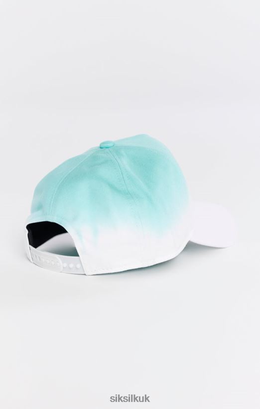 SikSilk Accessory 020XHH245 Teal Fade Cotton Trucker Cap Unisex