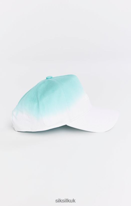 SikSilk Accessory 020XHH245 Teal Fade Cotton Trucker Cap Unisex