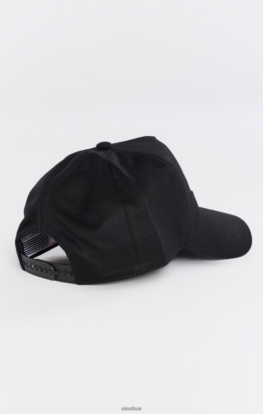 SikSilk Accessory 020XHH248 Black Sports Trucker Cap Unisex