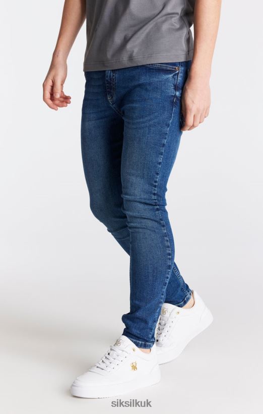SikSilk Apparel 020XHH308 Essential Midstone Skinny Denim Jean Boys
