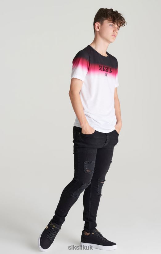SikSilk Apparel 020XHH310 Distressed Skinny Denim Jean Boys