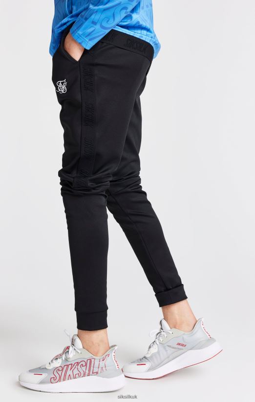 SikSilk Apparel 020XHH302 Black Skinny Fit Jogger Boys