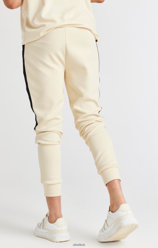 SikSilk Apparel 020XHH305 Beige Taped Jogger Boys
