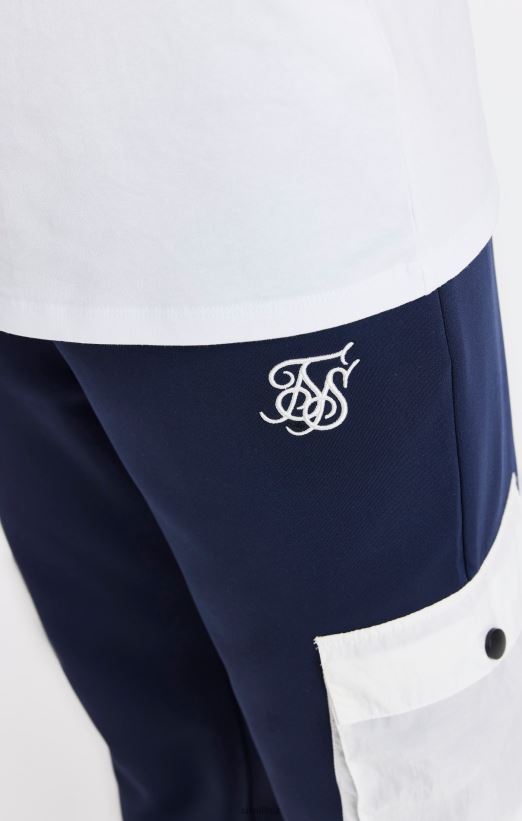 SikSilk Apparel 020XHH306 Navy Pocket Cargo Pant Boys