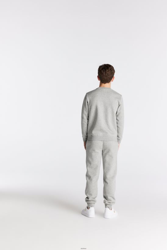 SikSilk Apparel 020XHH289 Grey Marl Essentials Sweatshirt Boys