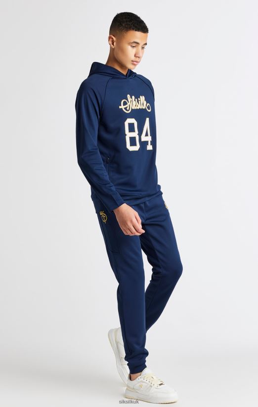 SikSilk Apparel 020XHH294 Navy Retro Hoodie Boys