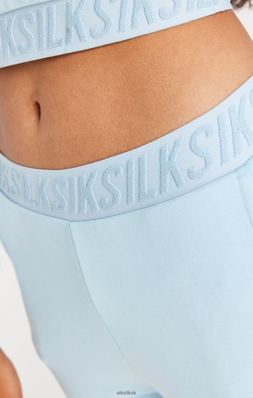 SikSilk Apparel 020XHH352 Taped Cargo Pants - Blue Girls