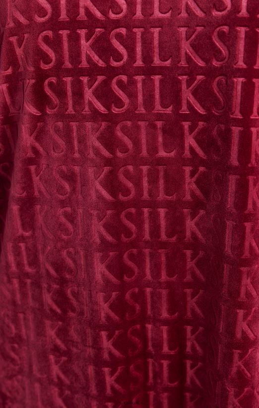 SikSilk Apparel 020XHH345 Pink Velour Long Sleeve T-Shirt Dress Girls