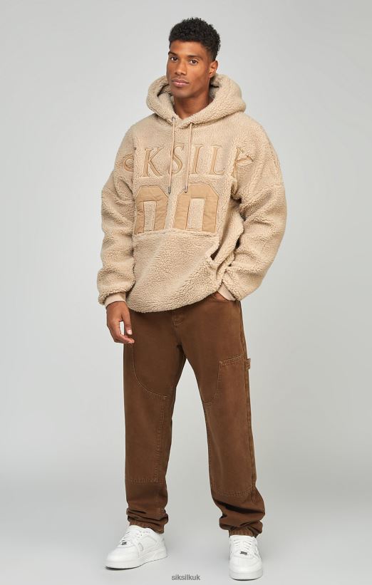 SikSilk Apparel 020XHH549 Brown Straight Fit Carpenter Denim Men