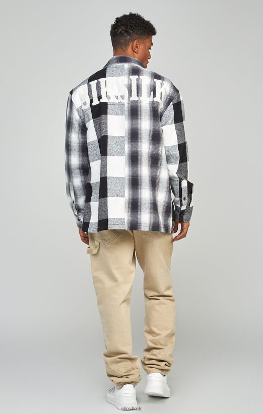 SikSilk Apparel 020XHH555 Ecru Straight Fit Carpenter Denim Men