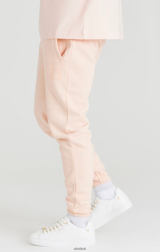 SikSilk Apparel 020XHH534 Pink Relaxed Fit Cuff Jogger Men