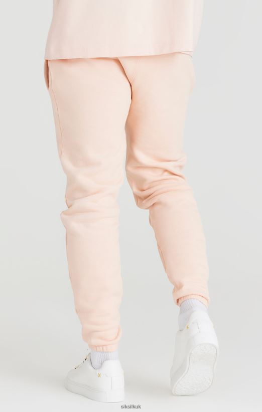 SikSilk Apparel 020XHH534 Pink Relaxed Fit Cuff Jogger Men