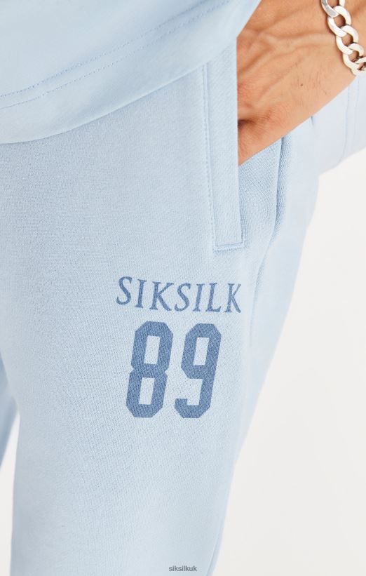 SikSilk Apparel 020XHH536 Blue Relaxed Fit Cuff Jogger Men
