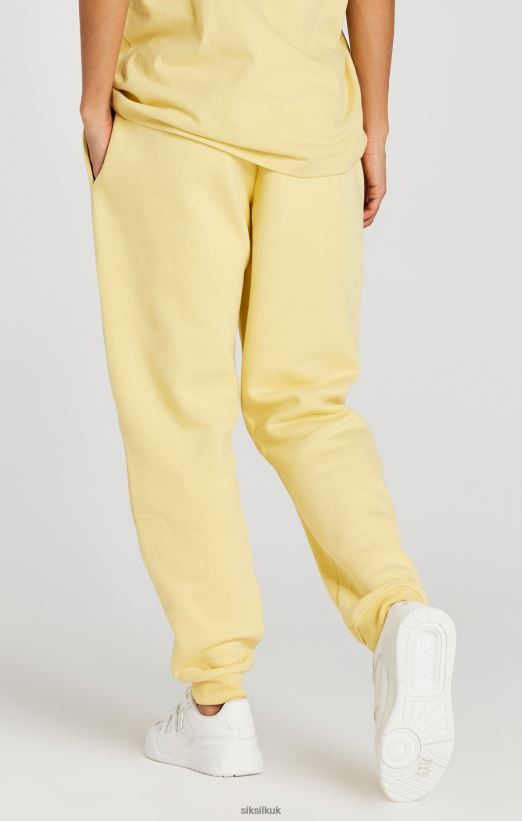 SikSilk Apparel 020XHH540 Yellow Relaxed Fit Cuffed Jogger Men