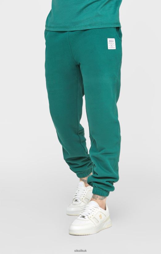 SikSilk Apparel 020XHH541 Green Relaxed Jogger Men