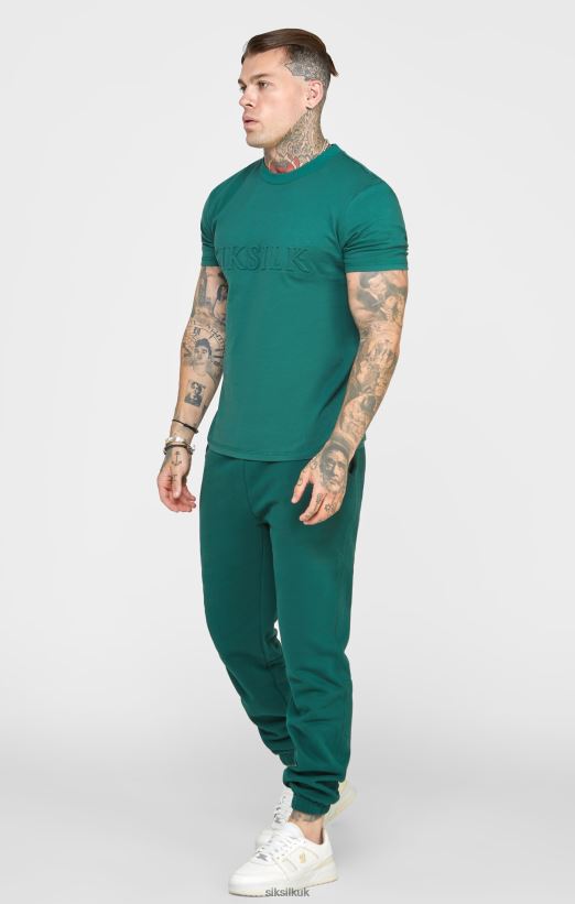 SikSilk Apparel 020XHH541 Green Relaxed Jogger Men