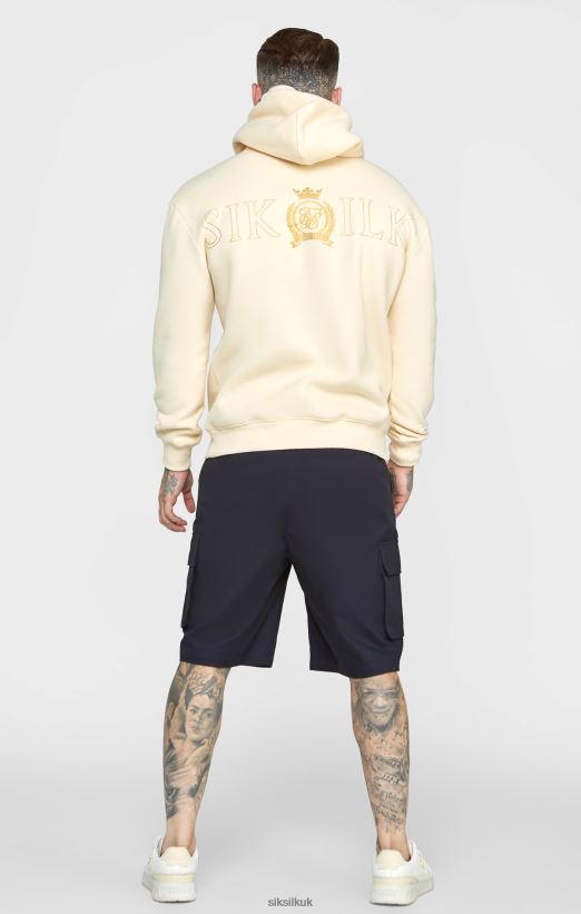 SikSilk Apparel 020XHH573 Navy Woven Cargo Short Men