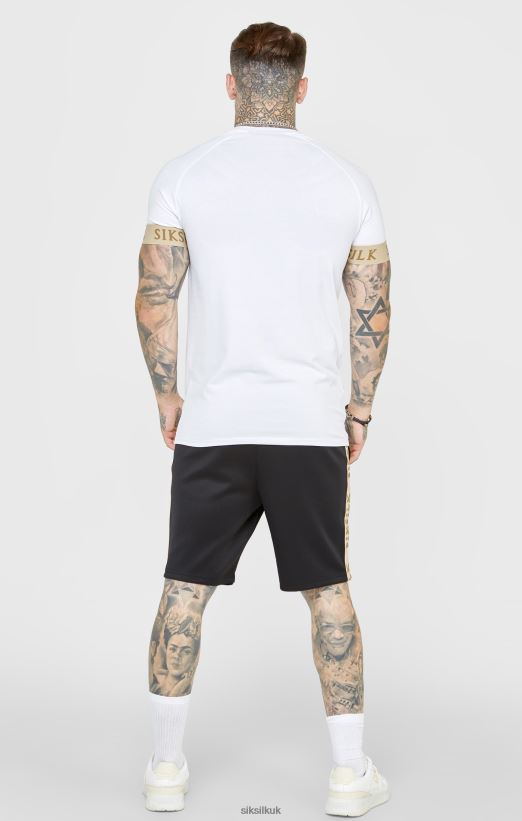 SikSilk Apparel 020XHH577 Black Crest Short Men