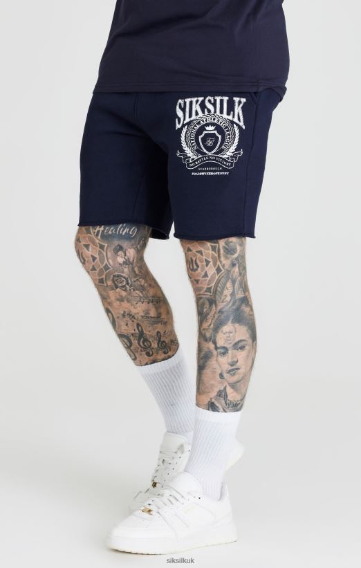 SikSilk Apparel 020XHH592 Navy Flight Short Men