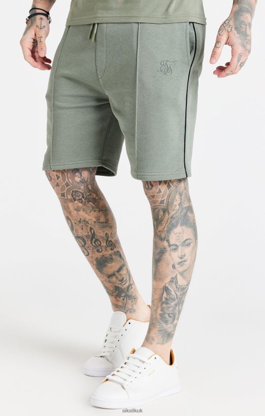 SikSilk Apparel 020XHH612 Khaki Smart Short Men