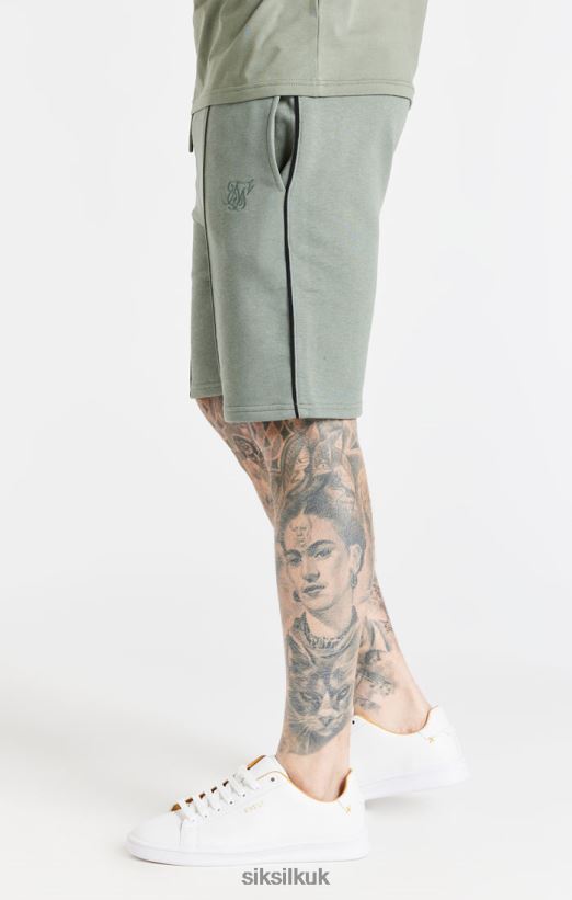 SikSilk Apparel 020XHH612 Khaki Smart Short Men