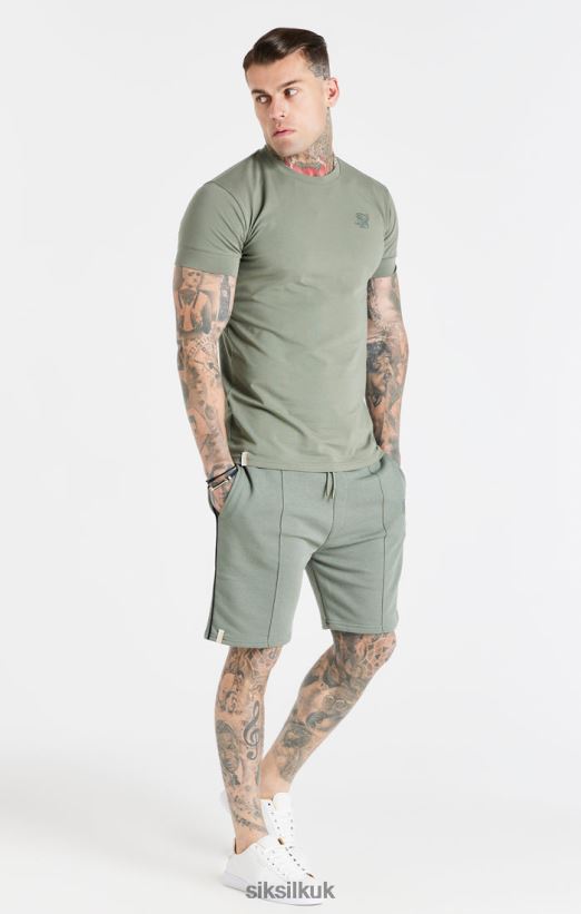 SikSilk Apparel 020XHH612 Khaki Smart Short Men