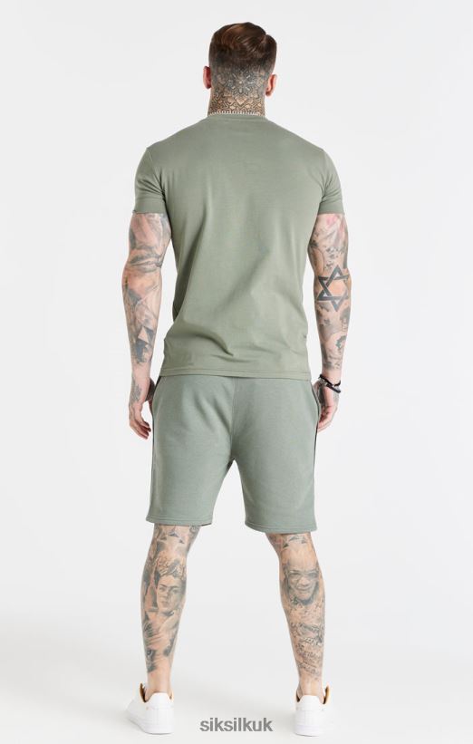 SikSilk Apparel 020XHH612 Khaki Smart Short Men