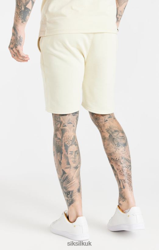 SikSilk Apparel 020XHH613 Ecru Smart Short Men