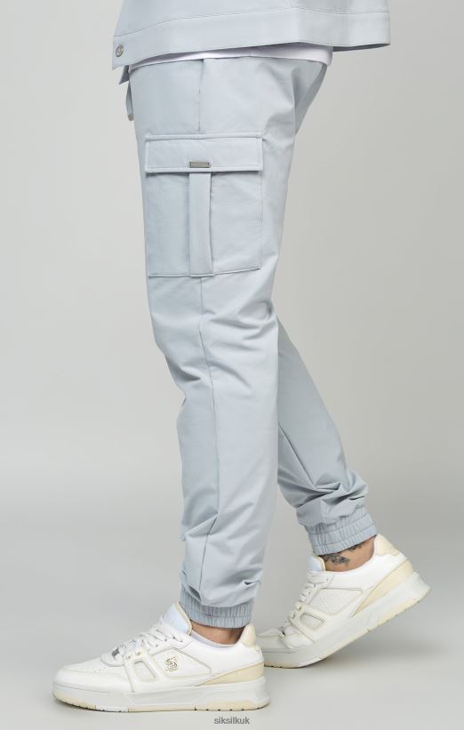 SikSilk Apparel 020XHH510 Grey Utility Cargo Jogger Men