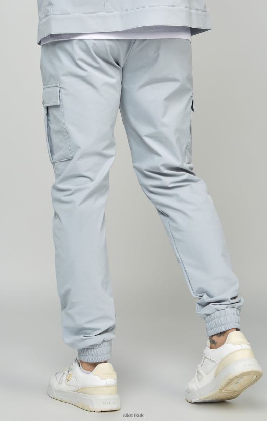 SikSilk Apparel 020XHH510 Grey Utility Cargo Jogger Men