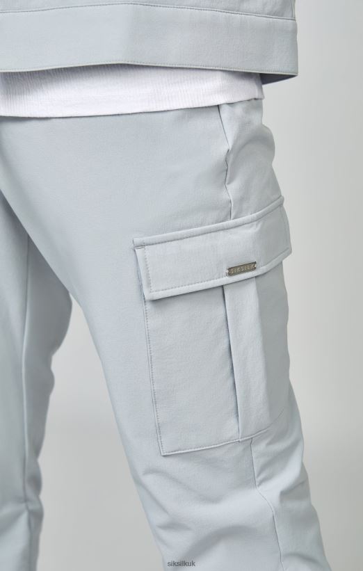 SikSilk Apparel 020XHH510 Grey Utility Cargo Jogger Men