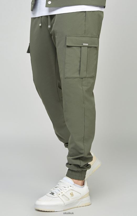 SikSilk Apparel 020XHH511 Khaki Utility Cargo Jogger Men