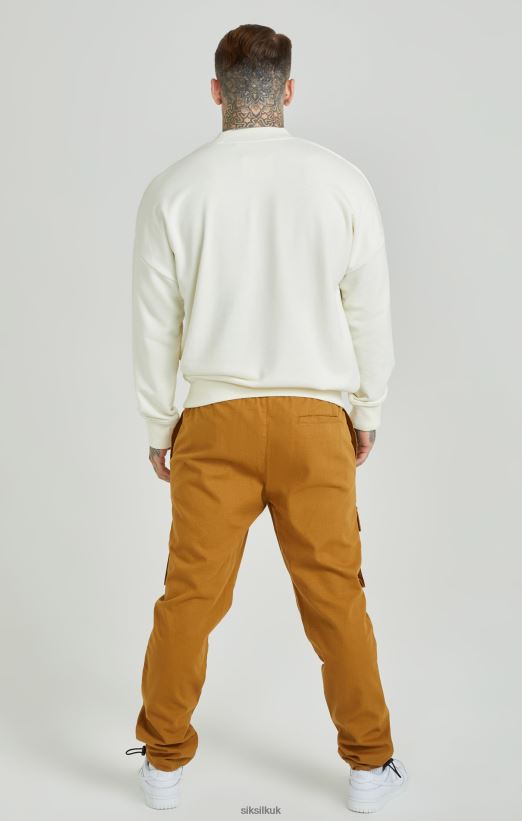 SikSilk Apparel 020XHH513 Tan Ripstop Cargo Pants Men