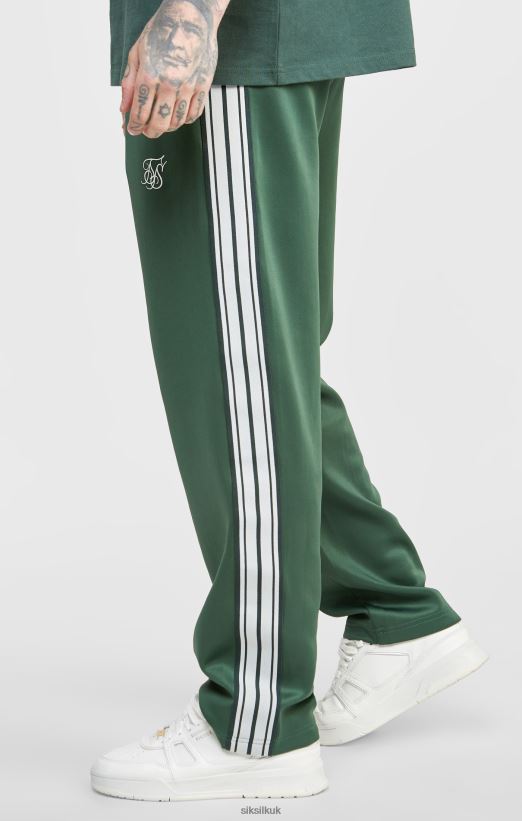 SikSilk Apparel 020XHH516 Green Smart Straight Leg Track Pant Men
