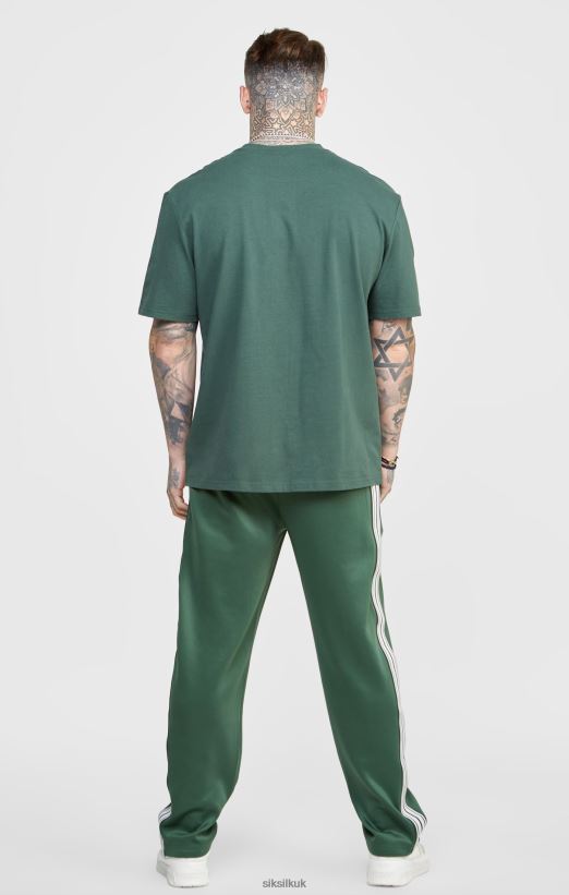 SikSilk Apparel 020XHH516 Green Smart Straight Leg Track Pant Men
