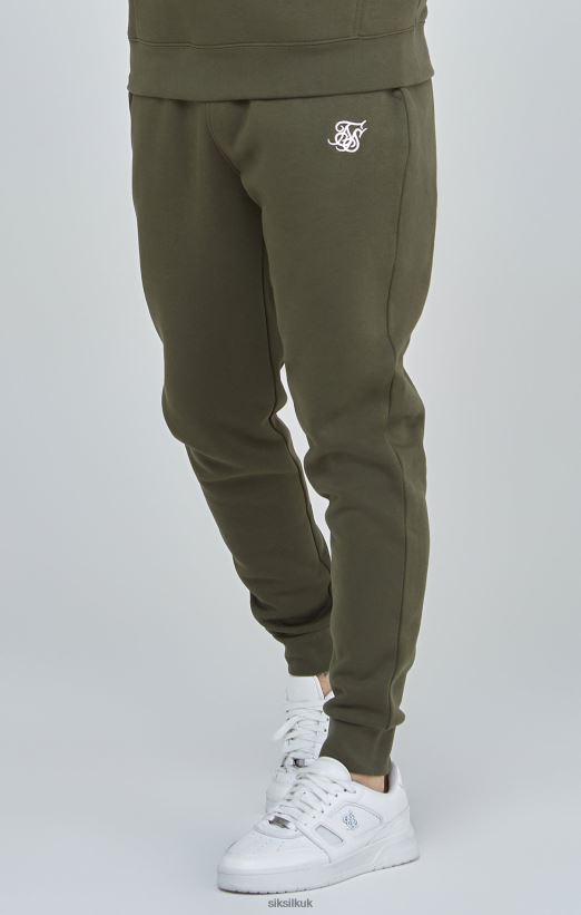 SikSilk Apparel 020XHH518 Khaki Essential Cuffed Jogger Men