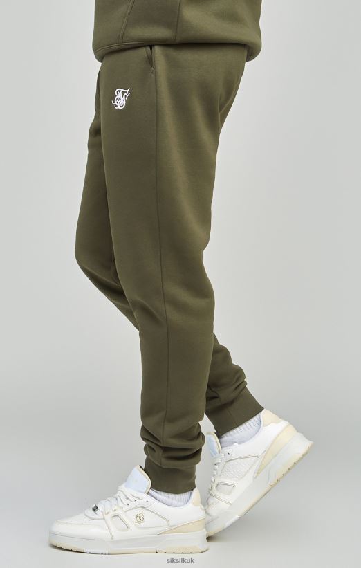 SikSilk Apparel 020XHH518 Khaki Essential Cuffed Jogger Men