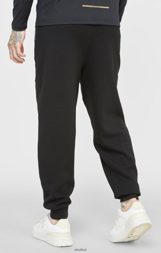 SikSilk Apparel 020XHH520 Black Sports Pant Men