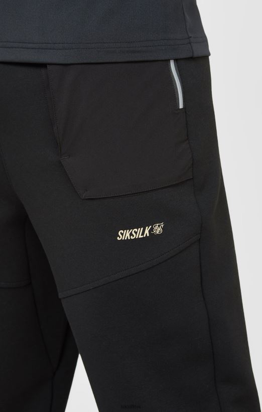 SikSilk Apparel 020XHH520 Black Sports Pant Men