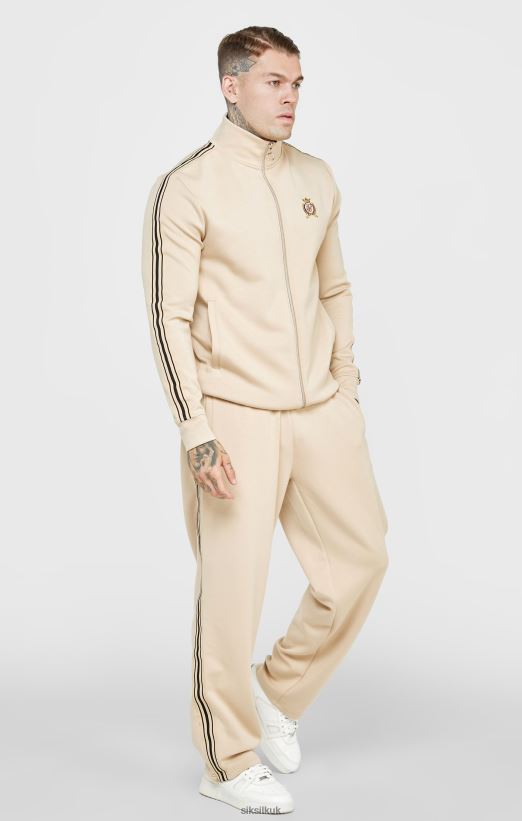 SikSilk Apparel 020XHH528 Ecru Loose Fit Pant Men