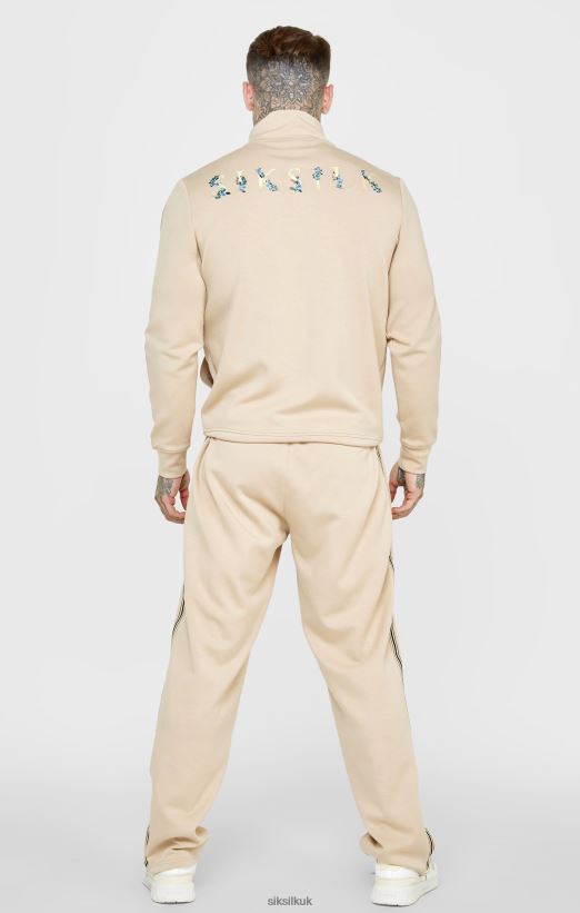 SikSilk Apparel 020XHH528 Ecru Loose Fit Pant Men