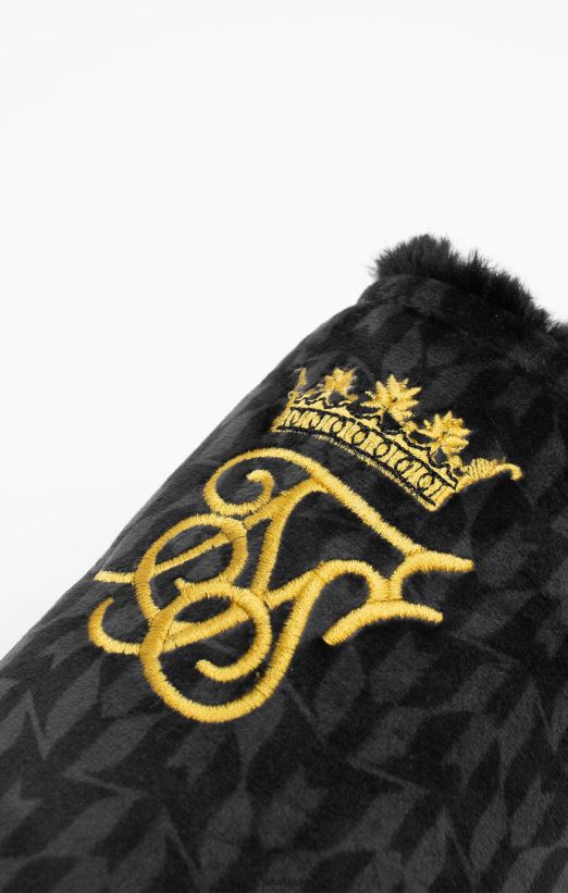 SikSilk x Footwear 020XHH23 Messi Black Slippers Men